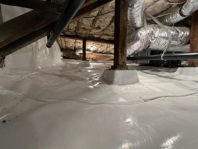 Completed Crawl Space Encapsulation in San Diego, CA