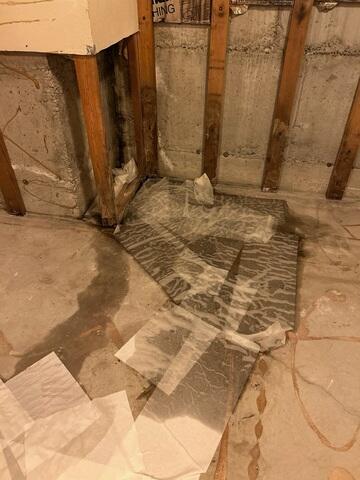 Leaking Foundation Wall in Basement