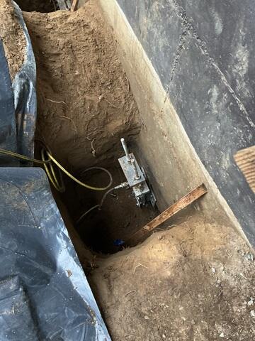 Helical Pier Installation