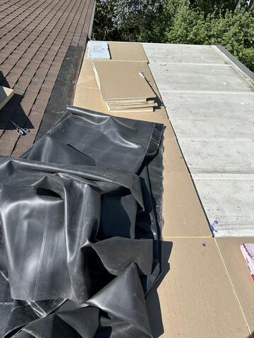 Removed the drip edge