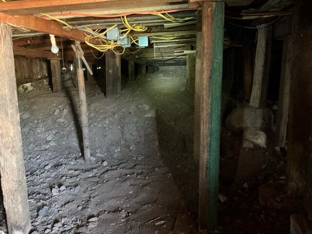 Existing Floor Support System Before SmartJack Repair
