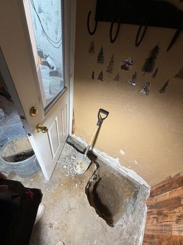 Excavation for SuperSump