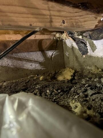 Crawlspace Full of Debris