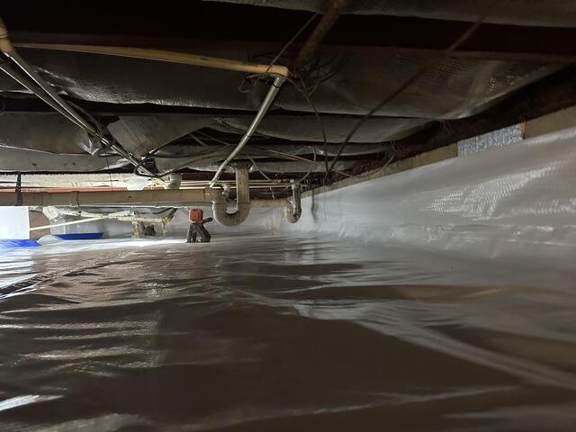 After Crawl Space Encapsulation