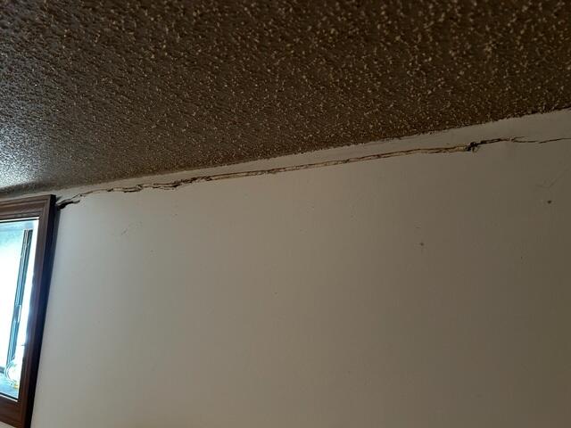 Cracks Along Wall