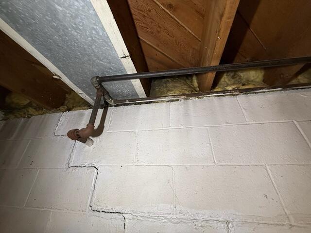 Cracks Along Block Foundation
