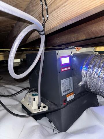 Crawl Space Dehumidifier