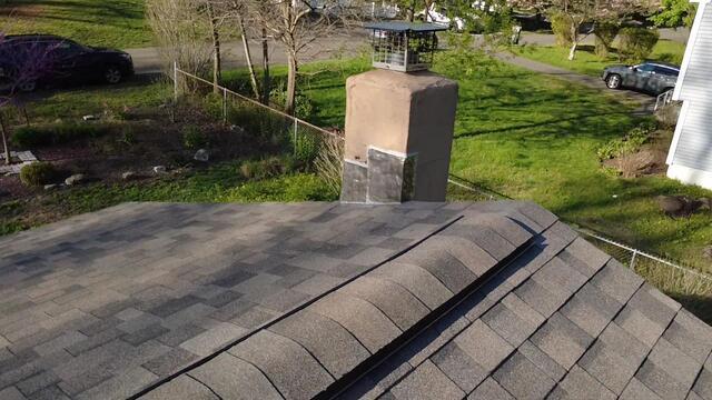 A Clean Finish Around the Chimney