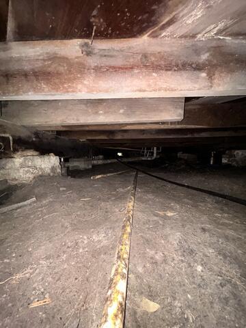 Crawl Space Conditions Before Repairs