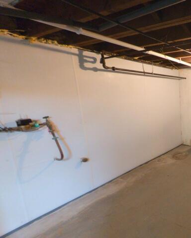 Semi-finished Look to the Walls