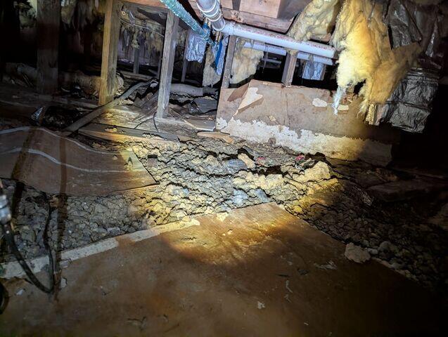 Wet Crawl Space