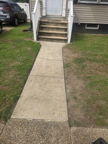 Uneven Front Walkway