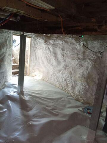 New Encapsulated Crawl Space