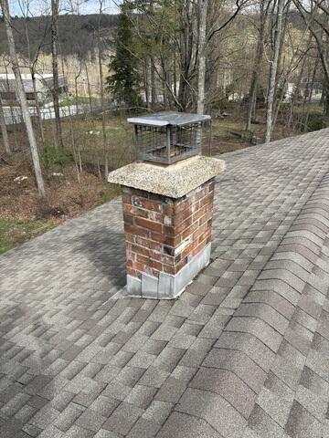 Inspecting the Existing Chimney Flashing