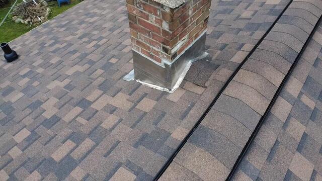 Fresh Flashing at the Chimney