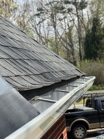 Removed old gutters