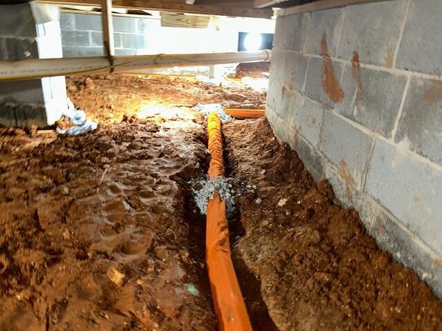StarPipe Crawl Space Drainage System