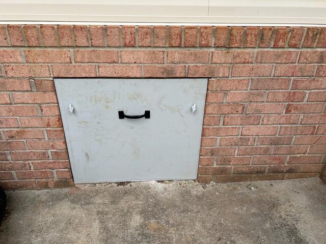 New Crawl Space Door