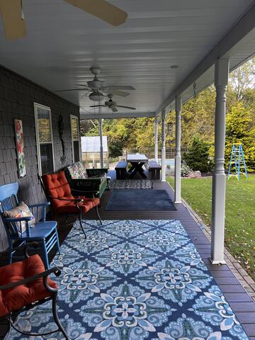 Back deck after TimberTech upgrade