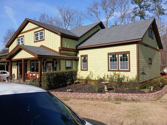 Gutters removed and ready for installation
