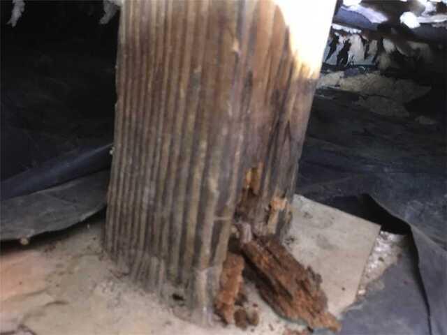Rotten Subfloor Post