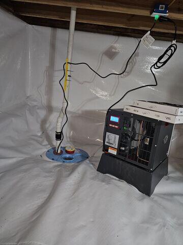 Dehumidifier and Sump Pump