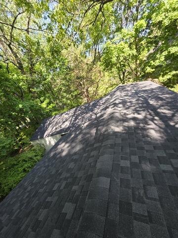 Completing the Roof with Ridge Cap Shingles