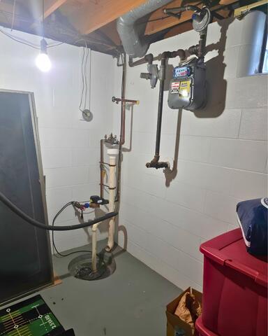 The Old Sump Pump Set Up