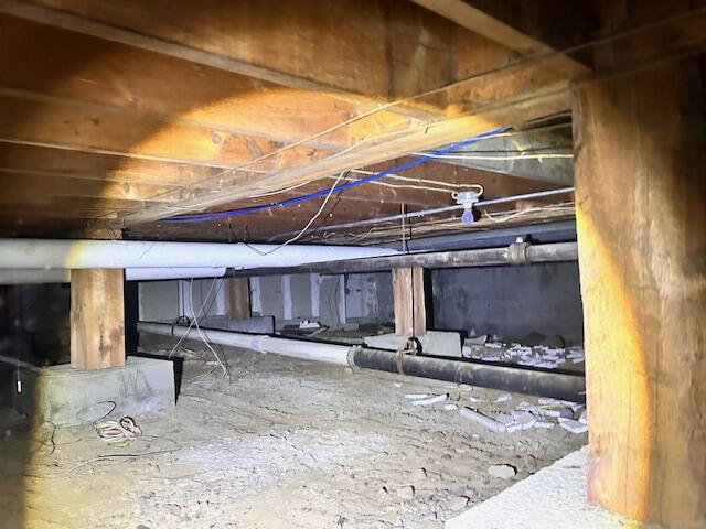 Damp Crawl Space