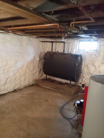 Spray Foam Insulation on Basement Walls