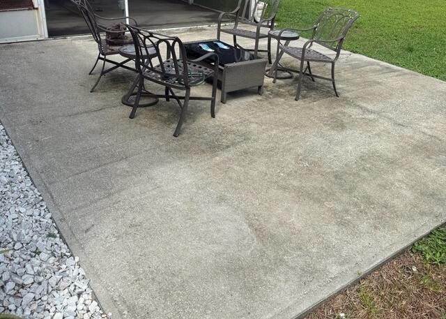 Settling Concrete Patio