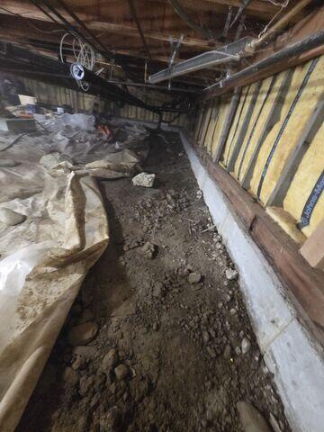 StarPipe Drainage for the Perimeter of the Crawl Space