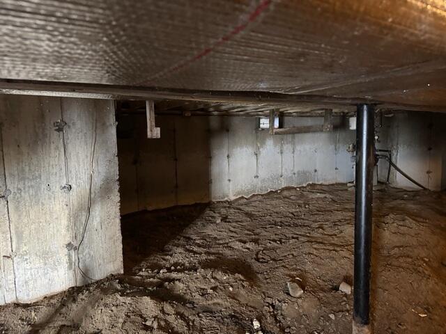 Damp Crawl Space