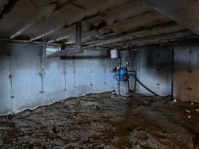 Damp Crawl Space