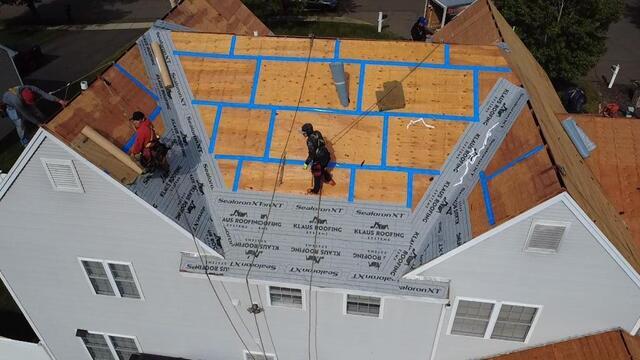 Sealing the Decking and Adding Ice and Water Shield
