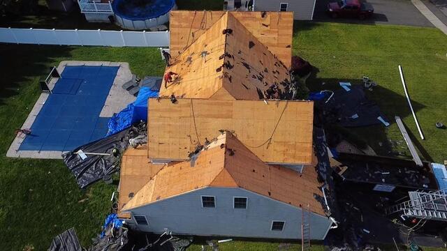Inspecting the Exposed Roof Decking