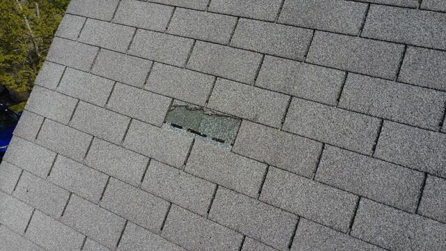 A Missing Shingle Exposes a Vulnerable Area