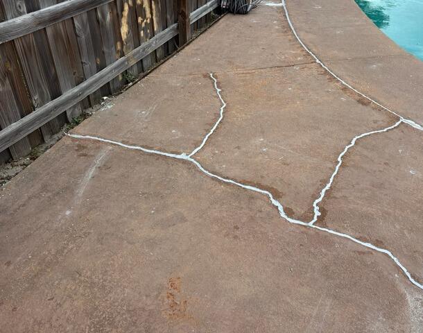 Repairing Concrete Pool Deck Cracks