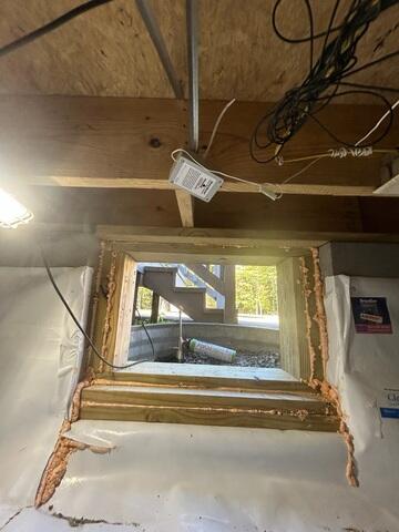 New Framing Installed