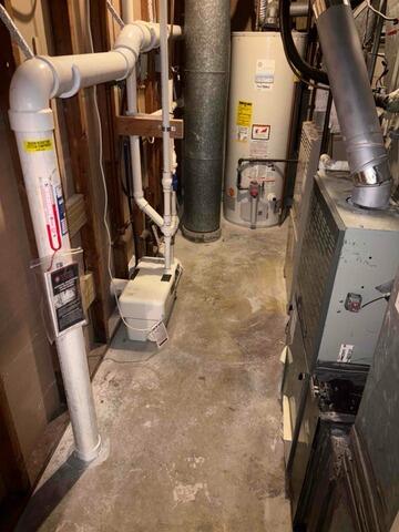 Interior Radon Piping