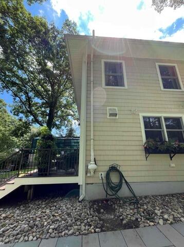 Completed Exterior Radon System