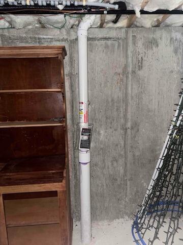 Completed Basement Piping