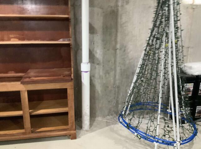 Interior Radon Piping