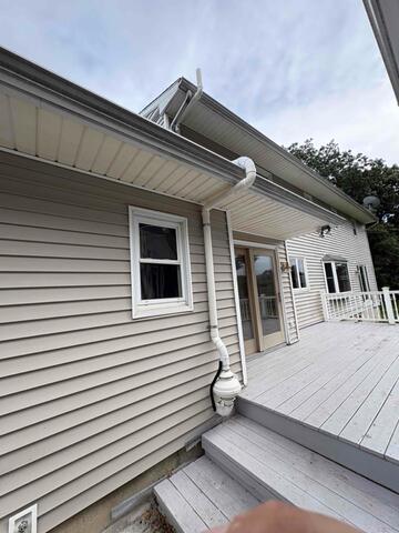 Exterior Radon Fan Installation