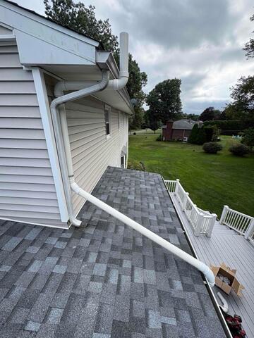 Exterior Piping Along the Roofline