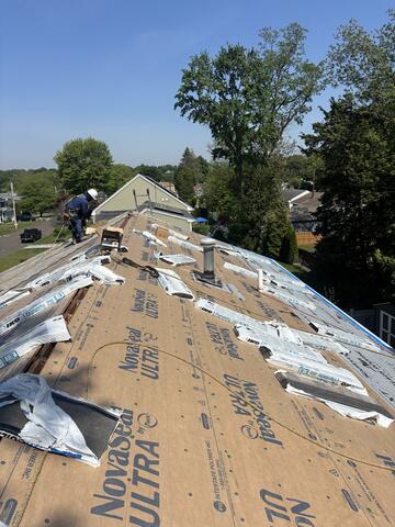 Synthetic Underlayment and Shingle Preparation