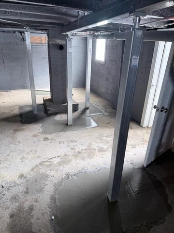 SmartJacks Cemented into Foundation