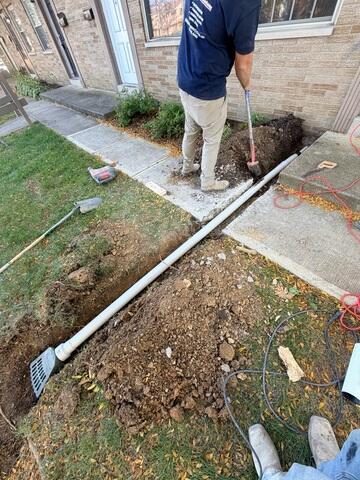 Extending the Sump Pump Discharge Line