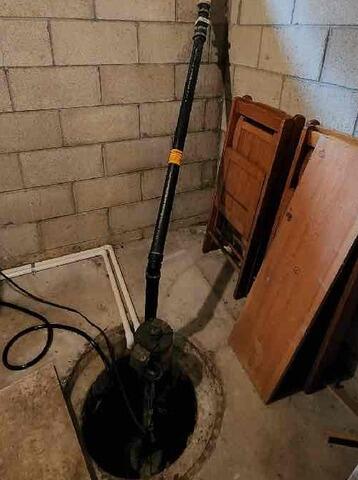 Sump Pump During Inspection