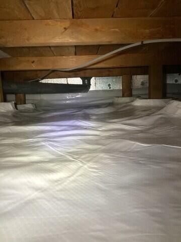 Beautifully Encapsulated Crawl Space!